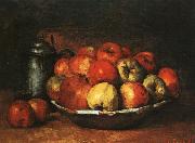 Gustave Courbet Still Life with Apples and Pomegranates oil painting